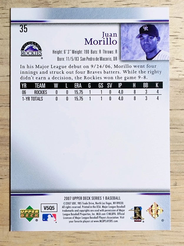 2007 Upper Deck #35 Juan Morillo