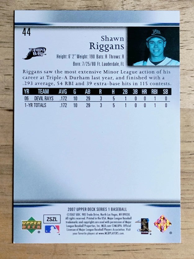 2007 Upper Deck #44 Shawn Riggans
