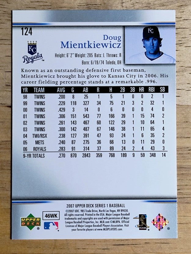2007 Upper Deck #124 Doug Mientkiewicz