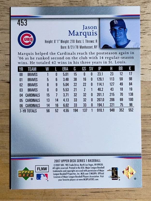 2007 Upper Deck #453 Jason Marquis