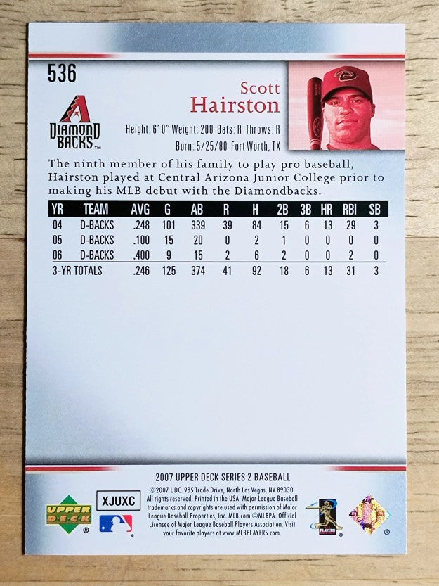 2007 Upper Deck #536 Scott Hairston