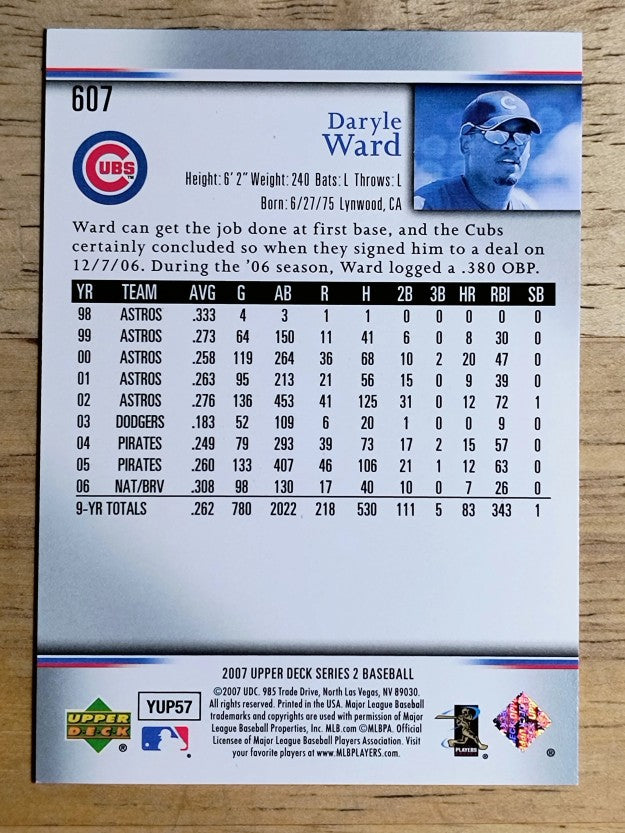 2007 Upper Deck #607 Daryle Ward