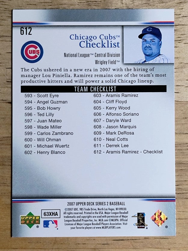 2007 Upper Deck #612 Aramis Ramirez CL
