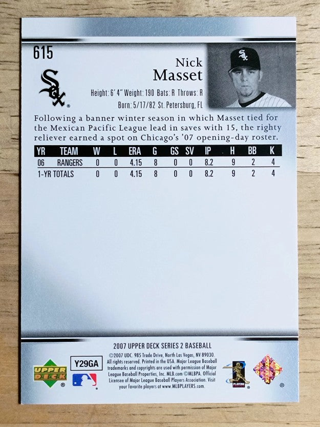 2007 Upper Deck #615 Nick Masset