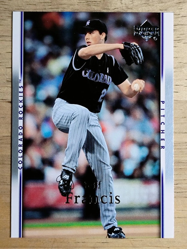 2007 Upper Deck #670 Jeff Francis