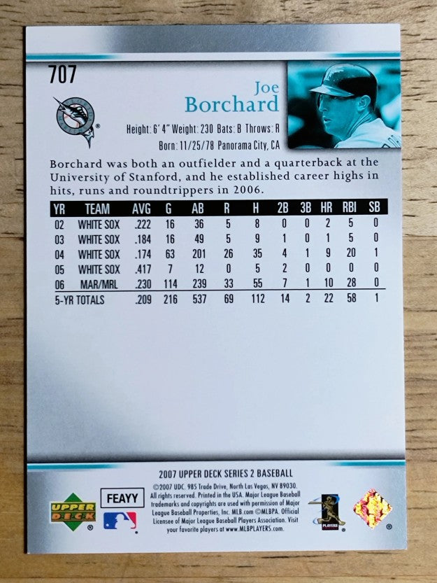 2007 Upper Deck #707 Joe Borchard
