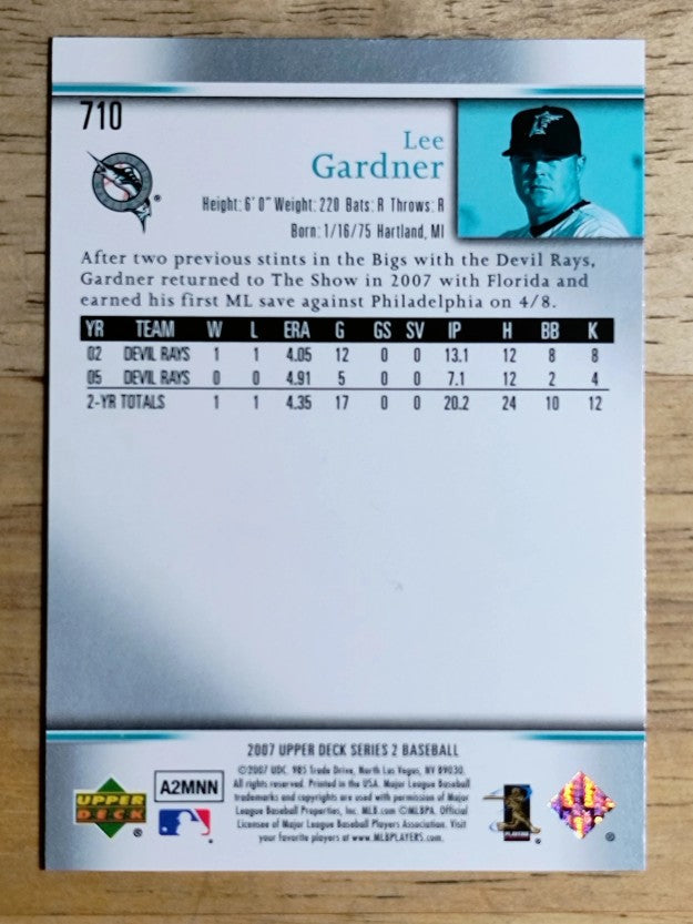 2007 Upper Deck #710 Lee Gardner
