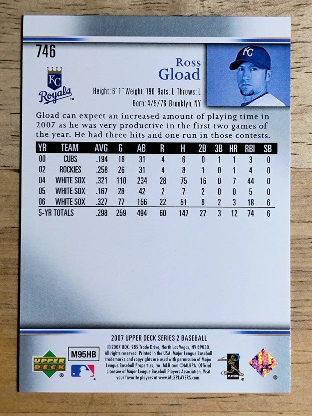 2007 Upper Deck #746 Ross Gload