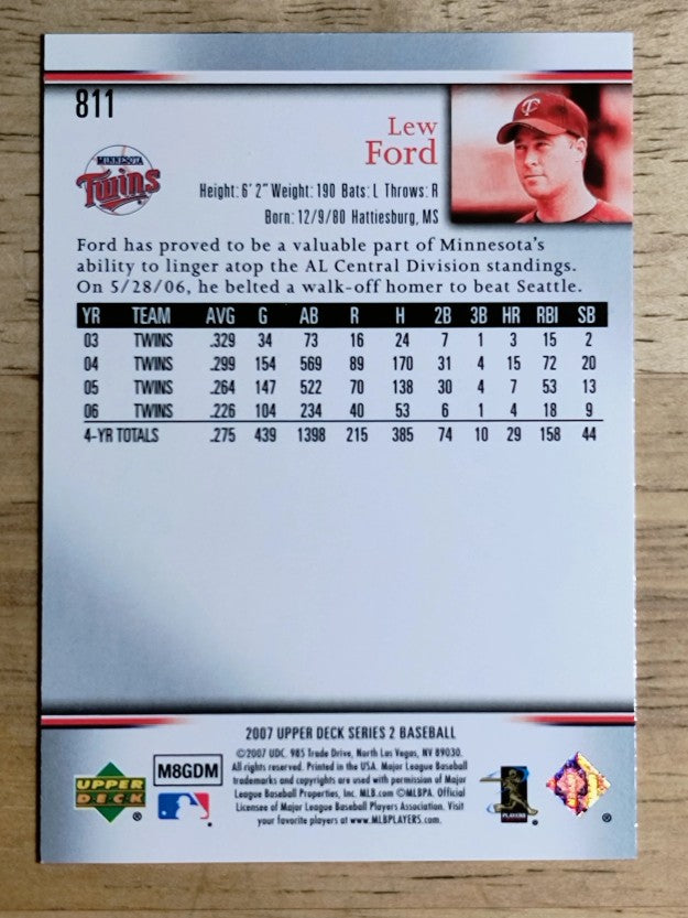 2007 Upper Deck #811 Lew Ford