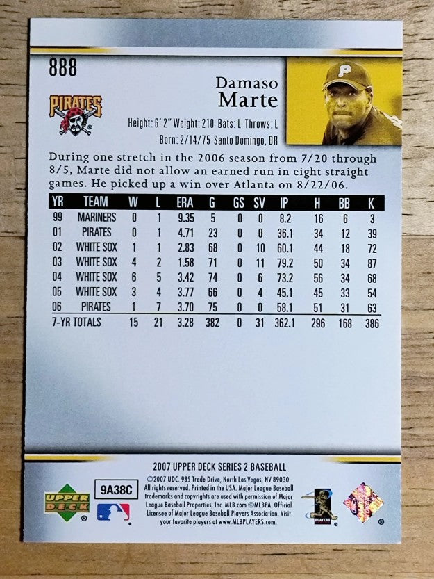 2007 Upper Deck #888 Damaso Marte