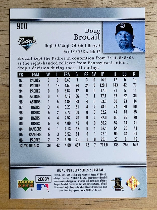 2007 Upper Deck #900 Doug Brocail