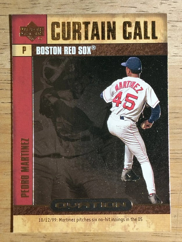 2000 Upper Deck Ovation Curtain Calls #CC12 Pedro Martinez