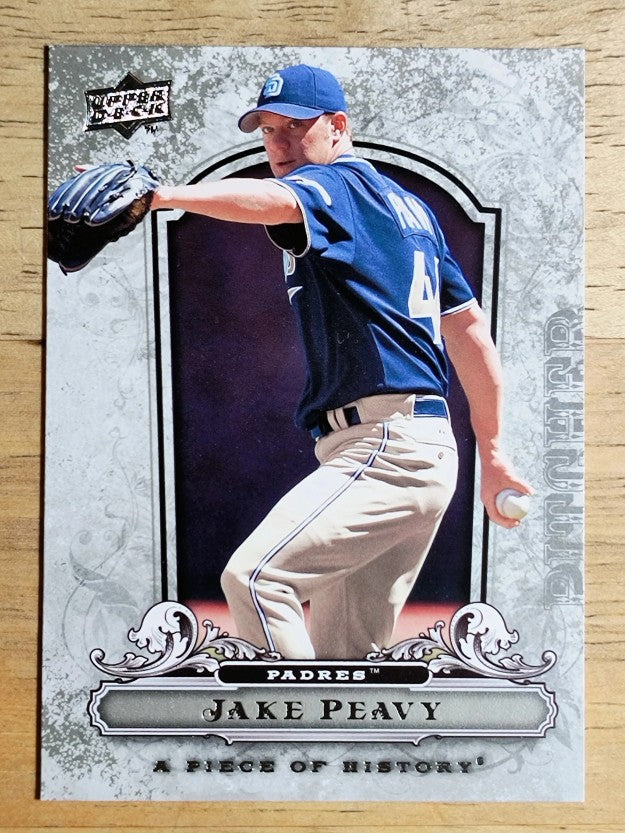 2008 UD A Piece of History #78 Jake Peavy