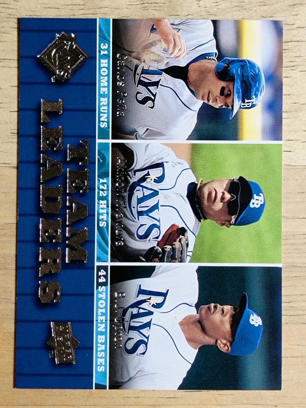 2009 Upper Deck #443 Carlos Pena/Akinori Iwamura/B.J. Upton TL