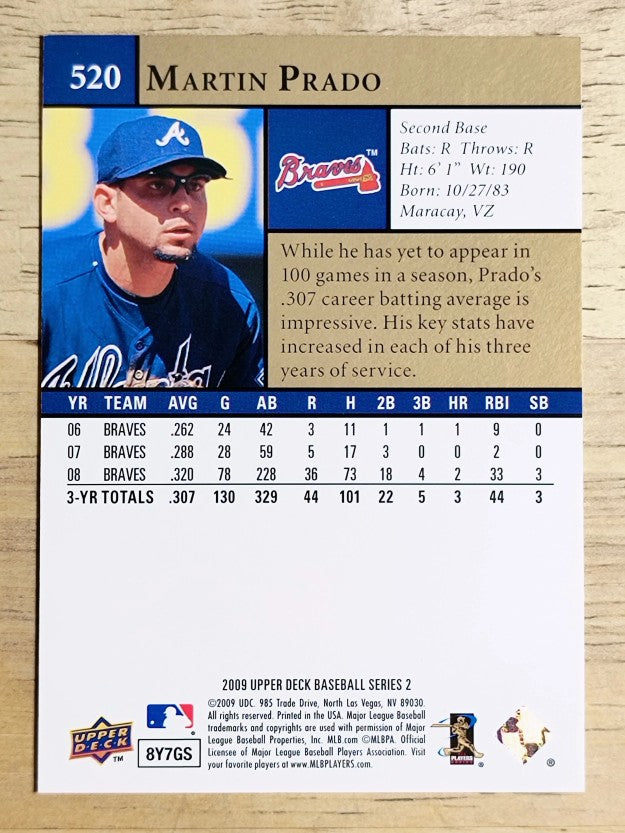 2009 Upper Deck #520 Martin Prado