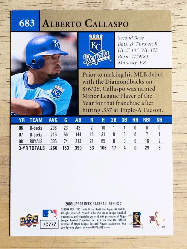 2009 Upper Deck #683 Alberto Callaspo