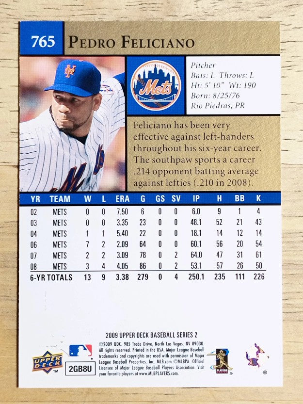 2009 Upper Deck #765 Pedro Feliciano