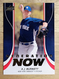 2009 Upper Deck Update Generation Now #GN1 A.J. Burnett