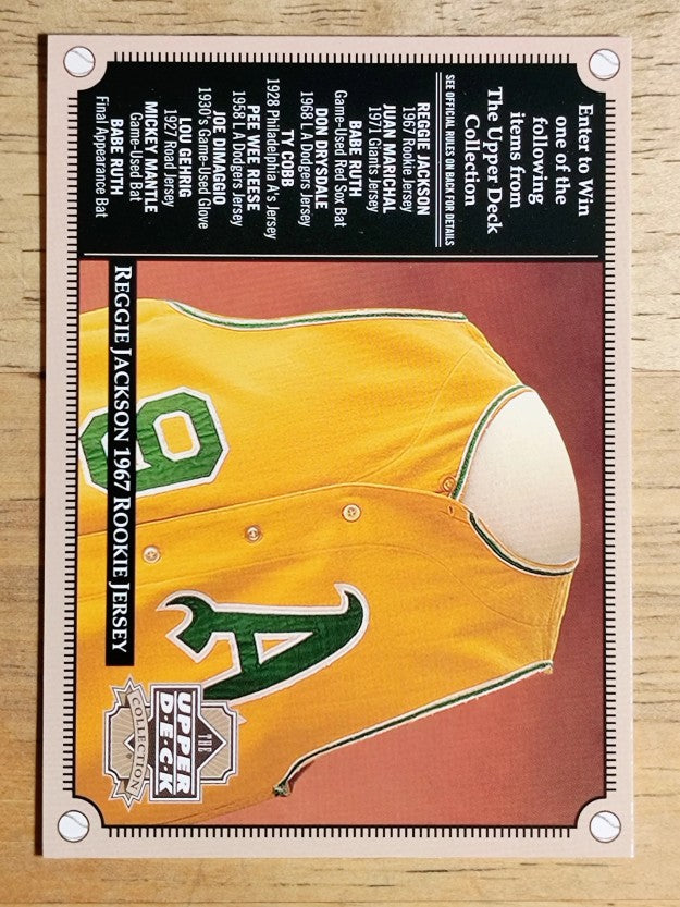 2000 Upper Deck Collection Entry #NNO Reggie Jackson/Reese Los Angeles