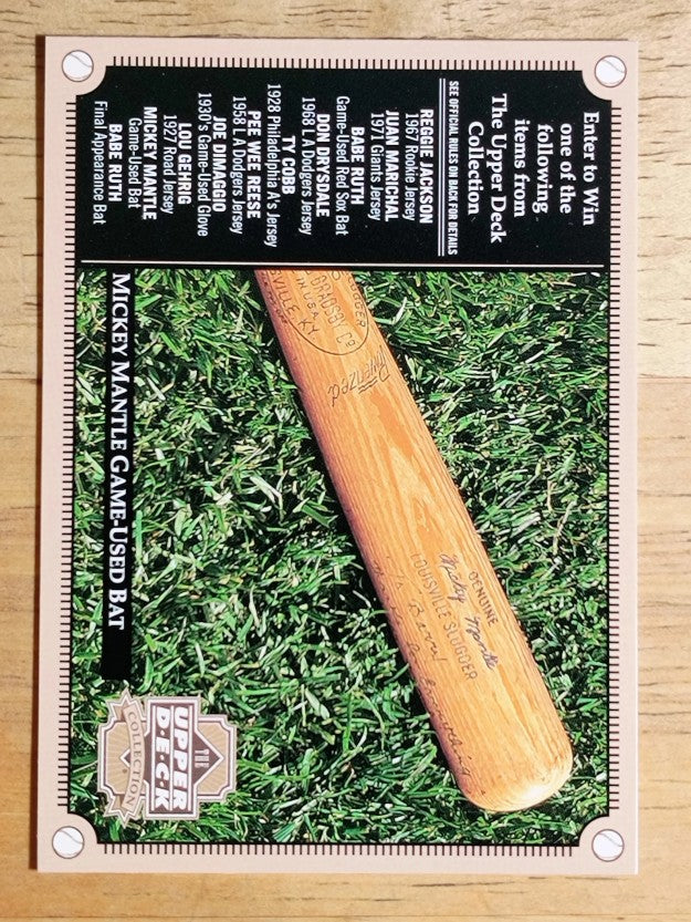 2000 Upper Deck Collection Entry #NNO Mickey Mantle/Reese Los Angeles