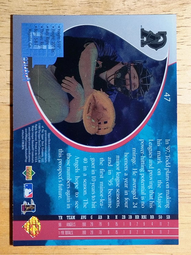 1997 UD3 #47 Todd Greene