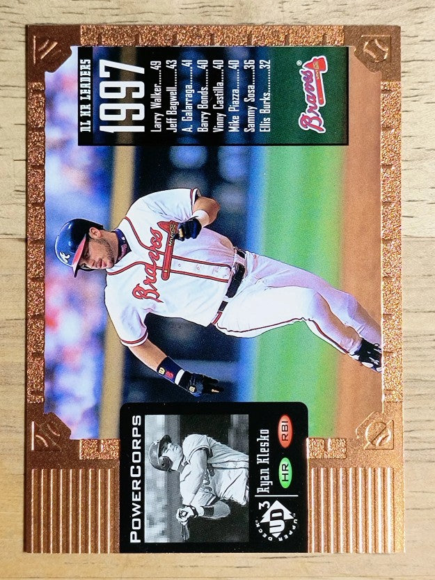 1998 UD3 #124 Ryan Klesko PE