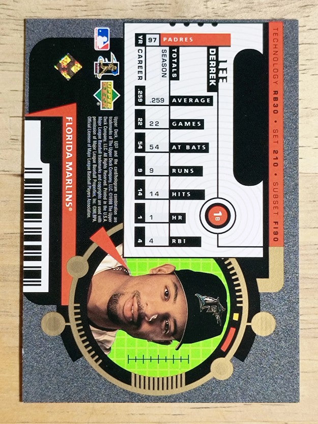 1998 UD3 #210 Derrek Lee FR
