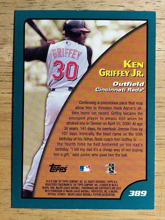 2001 Topps #389 Ken Griffey Jr. SH
