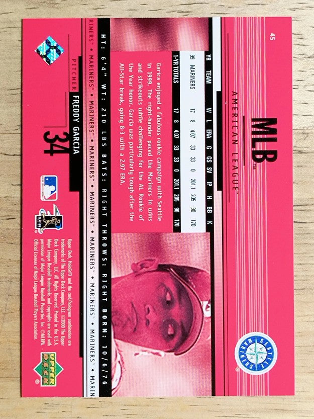 2000 Upper Deck HoloGrFX #45 Freddy Garcia