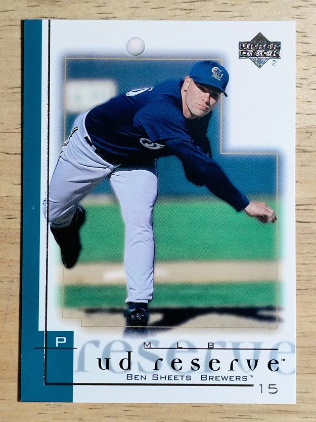 2001 UD Reserve #102 Ben Sheets