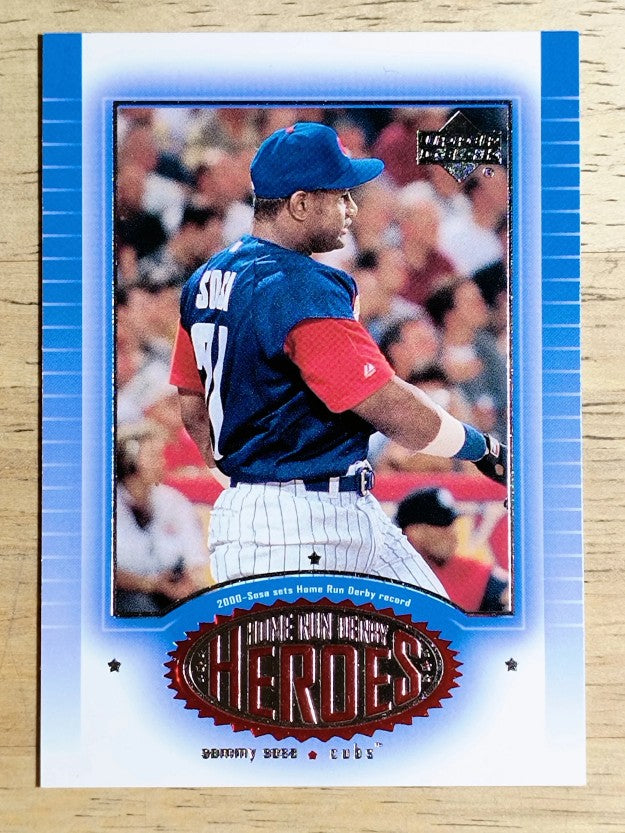 2001 Upper Deck Home Run Derby Heroes #HD2 Sammy Sosa 00 (NM)