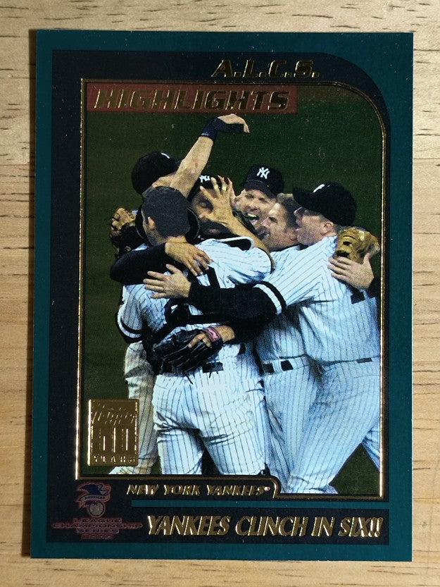2001 Topps #405 New York Yankees HL