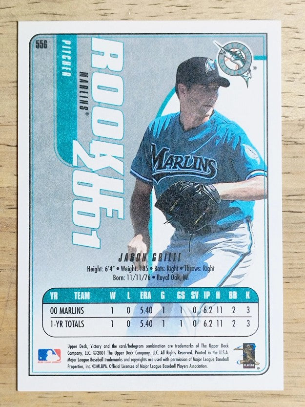 2001 Upper Deck Victory #556 Jason Grilli