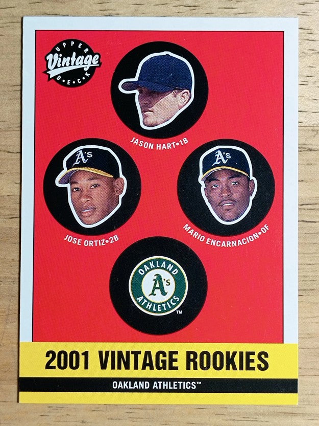 2001 Upper Deck Vintage #342 Jason Hart/Jose Ortiz