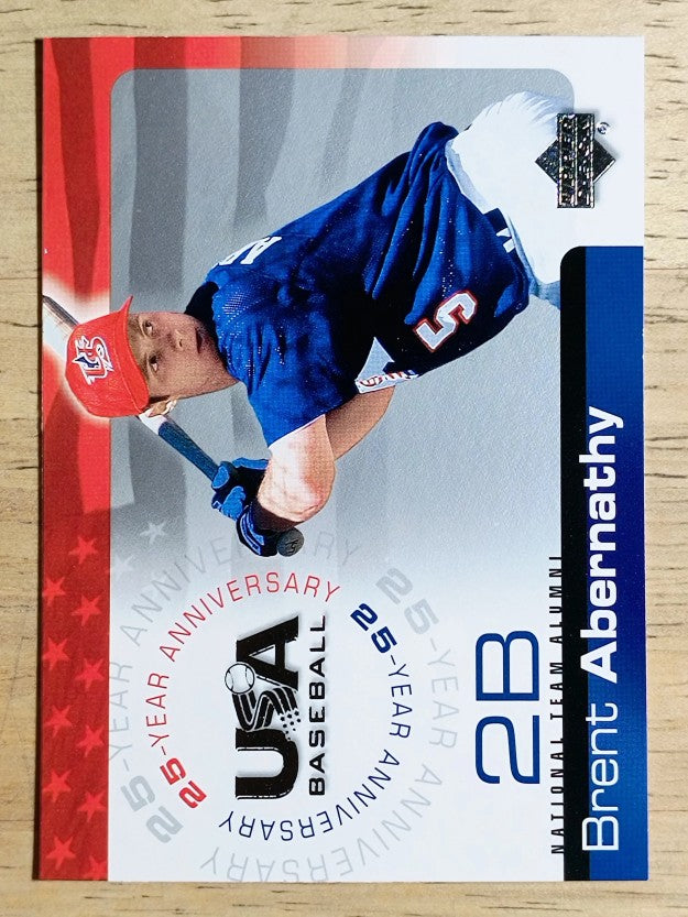 2004 USA Baseball 25th Anniversary #2 Brent Abernathy