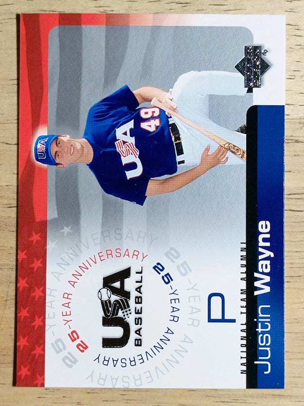 2004 USA Baseball 25th Anniversary #7 Justin Wayne