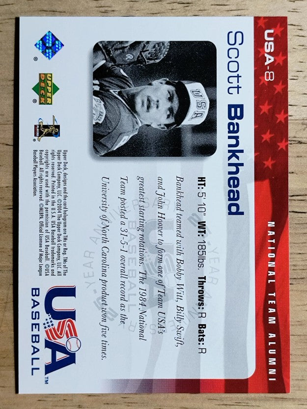 2004 USA Baseball 25th Anniversary #8 Scott Bankhead