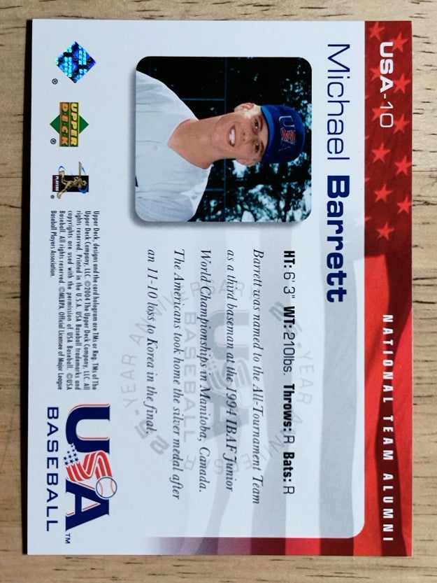 2004 USA Baseball 25th Anniversary #10 Michael Barrett