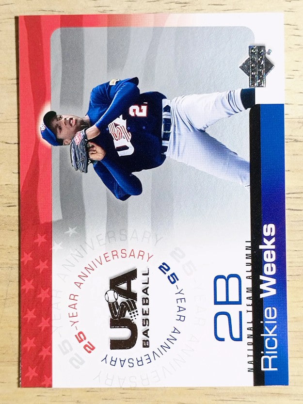 2004 USA Baseball 25th Anniversary #22 Rickie Weeks