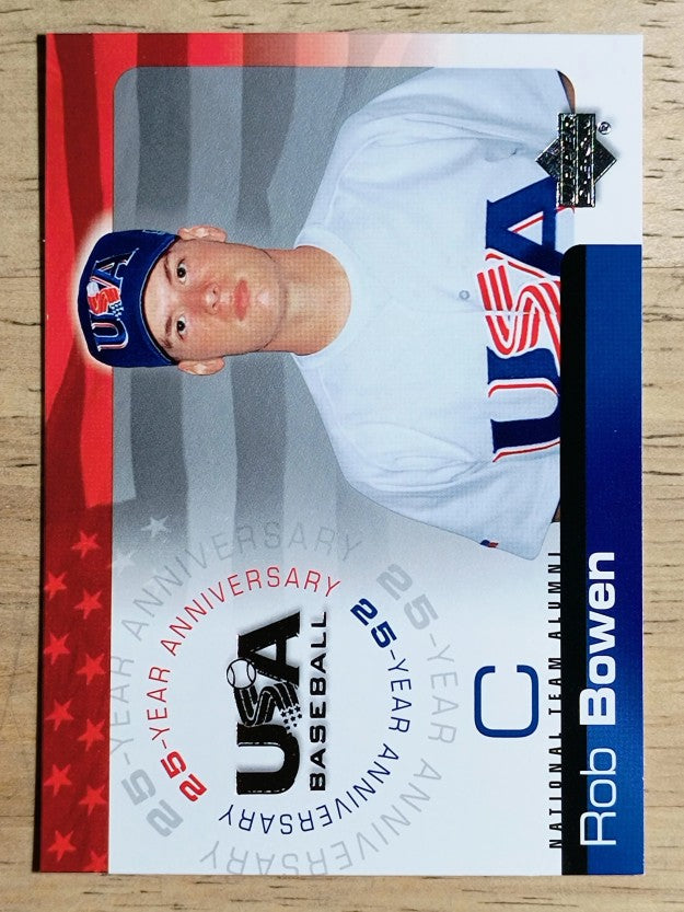 2004 USA Baseball 25th Anniversary #23 Rob Bowen