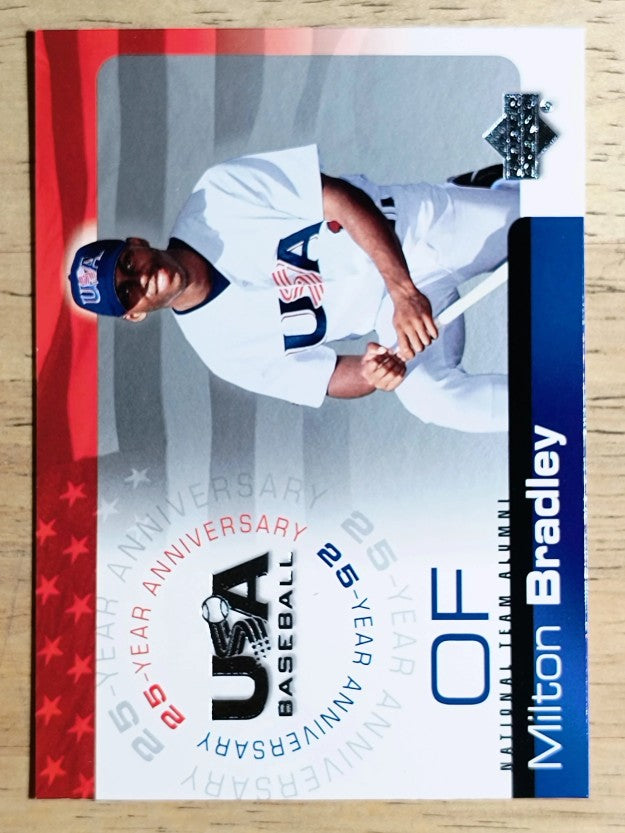 2004 USA Baseball 25th Anniversary #24 Milton Bradley