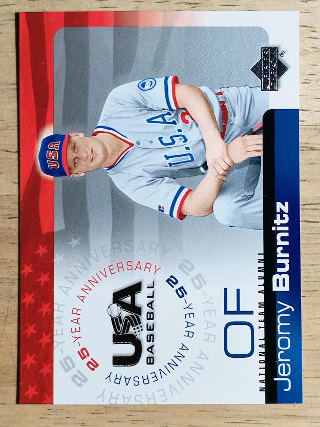 2004 USA Baseball 25th Anniversary #32 Jeromy Burnitz