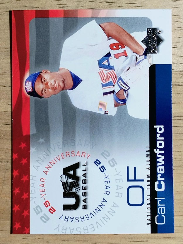 2004 USA Baseball 25th Anniversary #40 Carl Crawford
