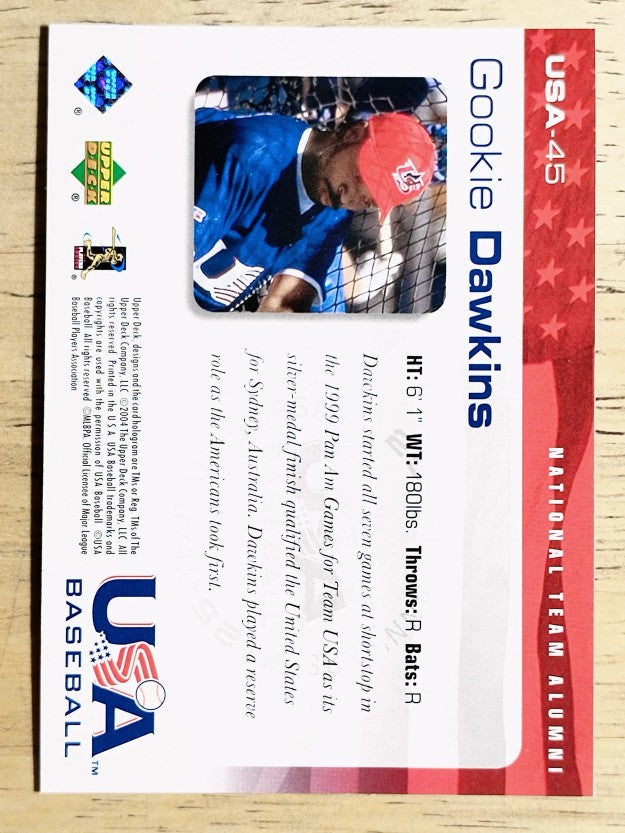 2004 USA Baseball 25th Anniversary #45 Gookie Dawkins
