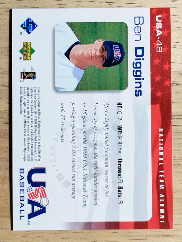2004 USA Baseball 25th Anniversary #48 Ben Diggins