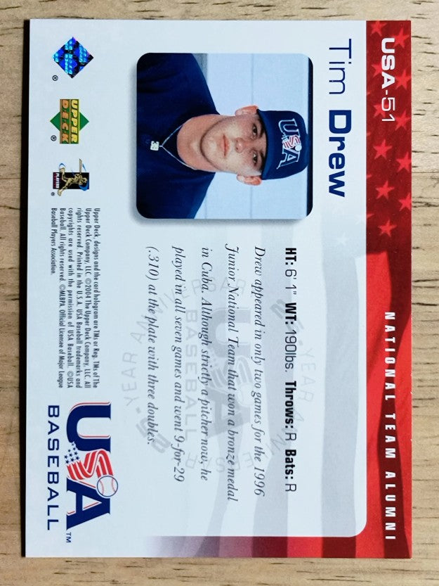 2004 USA Baseball 25th Anniversary #51 Tim Drew