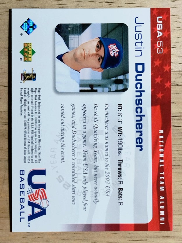 2004 USA Baseball 25th Anniversary #53 Justin Duchscherer