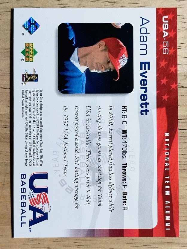 2004 USA Baseball 25th Anniversary #56 Adam Everett