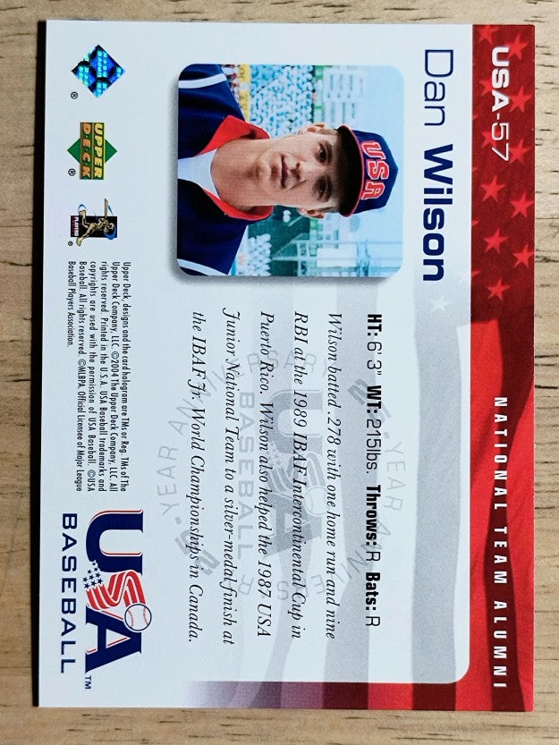 2004 USA Baseball 25th Anniversary #57 Dan Wilson
