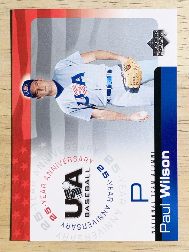 2004 USA Baseball 25th Anniversary #80 Paul Wilson